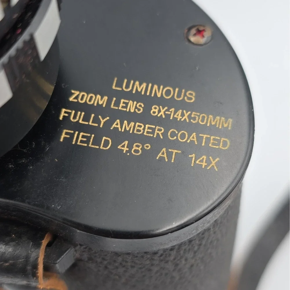 Selsi Vintage Lightweight Binoculars Zoom Lens 8x 14x50MM No. 43-4354 With Case